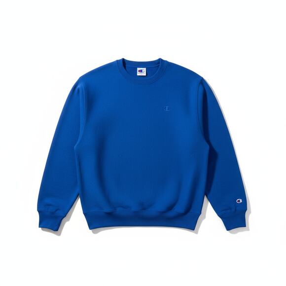CHAMPION AUTHENTIC 50/50 Pullover Cobalt Blue Sweatshirt - Medium - Picture 8 of 8